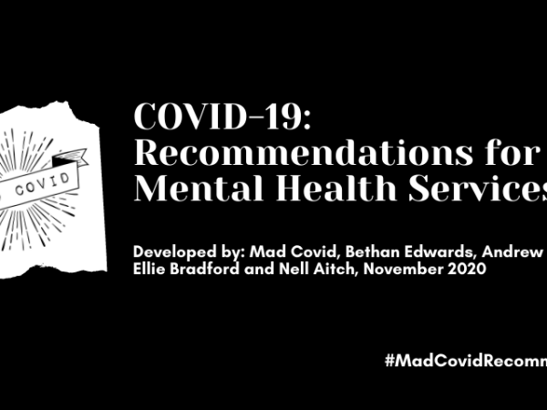 Mad Covid Launches COVID-19 Recommendations for Mental Health Services